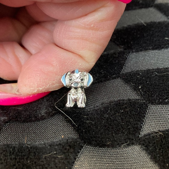 Charm-Bracelet- Silver tone Cute Dog Shaped Charm - Picture 8 of 9